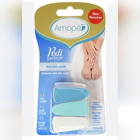 NWT Amopé Pedi Perfect Electronic Nail Care System + 2 Refill pkgs! - Picture 16 of 16